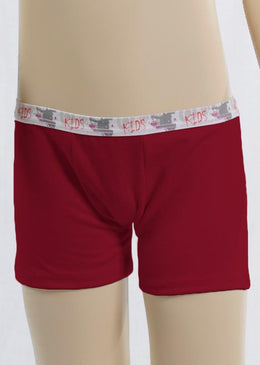 Cueca box infantil de viscose com elástico estampado no cós de 20mm. O fio de viscose é semelhante ao algodão, porém é mais leve, macio... 
