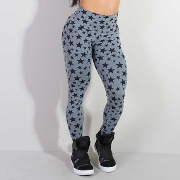 Calça legging em poliamida estampada .Marca: Carioca Fit Composição: 90% Poliamida e 10% Elastano 