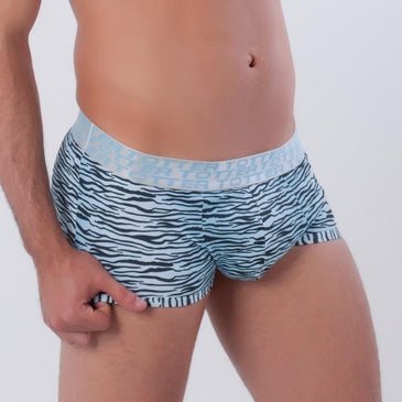 KIT COM 10 Cuecas Boxer em Microfibra Premium (Poliamida) Estampada e elástico largo de 35 milímetros.>Cueca Tipo Boxer Sungão>Modelagem Anatomica>Poliamida Estampada>Elástico de 35mm>Não fica subindo... 