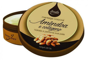 A manteiga corporal Amendoa e Colágeno, possui uma formula extremamente hidratante e nutritiva que auxilia na recuperação da umidade natural da pele. Henriquecida com o... 