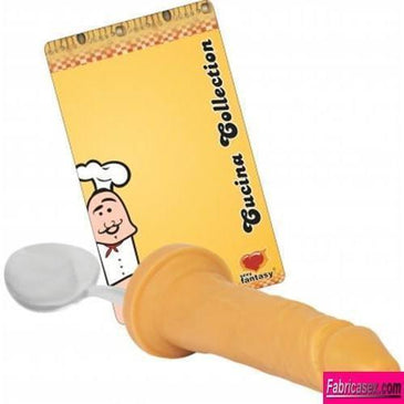 Colher de Mesa Sacana com Pênis Realístico Presentei com Bom Humor Embalagem: Blister. 
