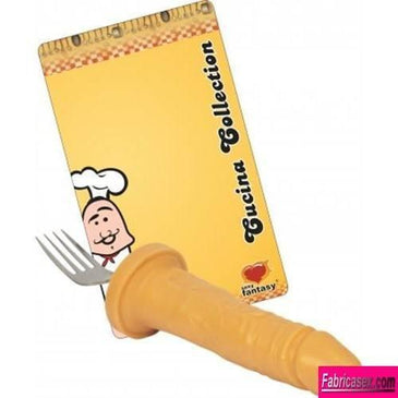 Garfo de Mesa Sacana com Pênis Realístico Presenteie com Humor Embalagem: Blister. 
