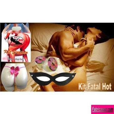 KIT ERÓTICO FALA HOT Embalagem da Caixinha Pode Variar Pomada Pode Variar de Acordo Com a Disponibilidade do Estoque. Contém:1 Calcinha Fio dental com laço com... 