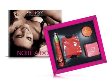 O Kit Noite a Dois foi desenvolvido para clientes românticos, que buscam criar um clima especial para a pessoa amada. Composto de produtos sensuais e carinhosos... 
