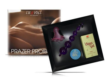O Kit Prazer Proibido é desenvolvido para clientes ousados, que gostam de praticar e aprimorar o sexo anal com seu parceiro (a). Composto de produtos... 