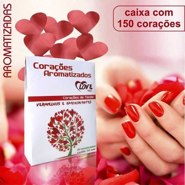 CORAÇÕES AROMATIZADOS COM ESSÊNCIAS AFRODISÍACAS ILOVEYESPétalas Do Amor Corações de tecido aromatizado com essências afrodisíacas iloveyes.Aguçam os sentidos e deixam o ambiente suave e envolvente.Contém... 
