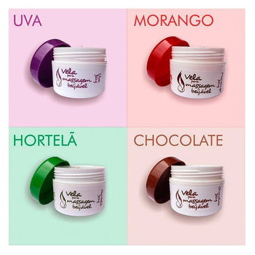 Vela comestível para Massagem I LOVE YESÉ uma vela sensual ideal para massagem hidratante e beijável desenvolvida à base de manteiga e óleos vegetais que substituem atradicional... 