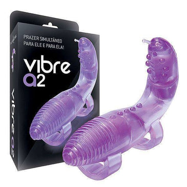 VIBRE A2Prazer simultâneo para ele e para ela!Um acessório fantástico que se ajusta a qualquer tamanho de pênis. Suas diferenciadas texturas estimulam todo o canal... 
