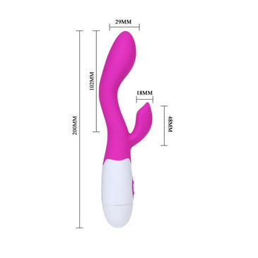 - É Um Super Vibrador Feminino com Estimulador de clitóris -- C/ Motor Duplo e 30 Níveis de Vibração -- Para Satisfazer Todos Os Seus Desejos -Suas... 