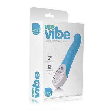 VIBRADOR MP3 VIBE - VIBRE CONFORME A MÚSICA - AZUL - EVA COLLECTIONMP3 Vibe reúne as melhores sensações para uma vida mais vibrante! Com uma textura ondulada... 