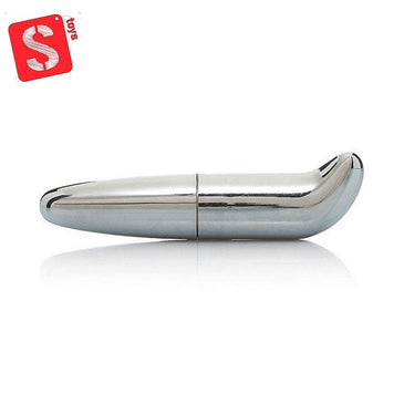 Vibrador ponto G - Cromado - 11 cm - Descubra o ponto!! Diversos designers, para estímulos e penetração diferenciada, tanto na vagina, clitóris e anús, aliadas ao poder... 