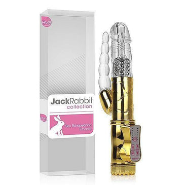 Vibrador Rotativo Jack Rabbit – Dourado – Com estimulador ANAL O brinquedinho favorito das mulheres esse rabbit é multifuncional e apresenta incrível flexibilidade de uso: São... 
