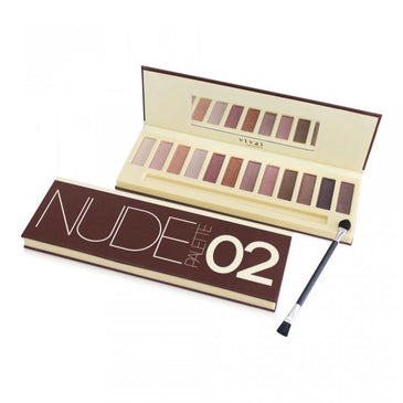 Paleta de Sombras Nude Palette Vivai Cor 02 - 2112.2 Itens Inclusos:- 12 Sombras nude;- 1 Pincel para sombra duplo;- Estojo com espelho.  Dimensões:Dimensões do... 