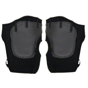 Luva de neoprene para academia sem polegar na cor preta.  