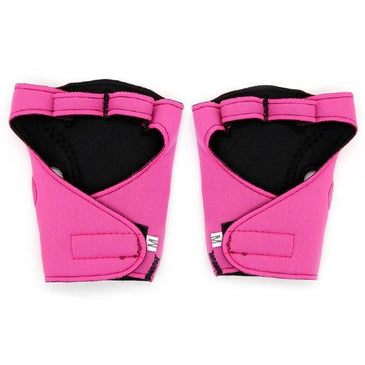 Luva para musculação confeccionada em neoprene. 
