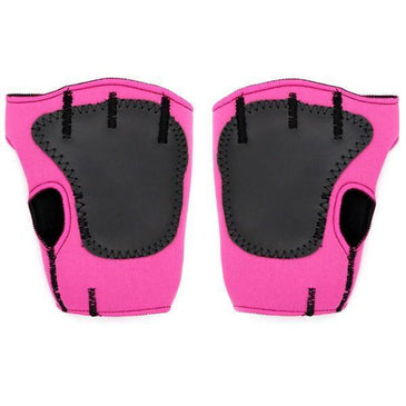 Luva para musculação confeccionada em neoprene. 
