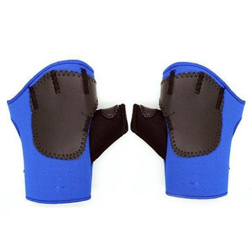Luva para musculação confeccionada em neoprene.  