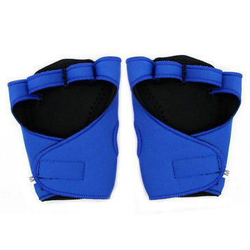 Luva sem polegar para musculação confeccionada em neoprene.  