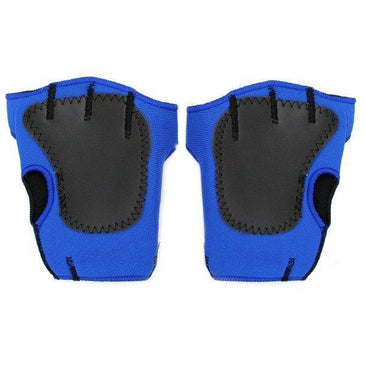 Luva sem polegar para musculação confeccionada em neoprene.  
