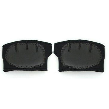 Protetor palmar para musculação feito em neoprene preto indicado para diversos tipos de atividades. . 
