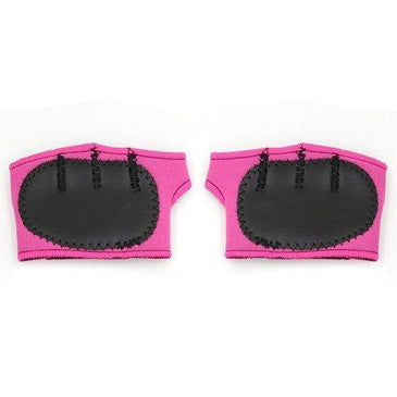 Protetor palmar em neoprene rosa indicado para vários tipos de atividades físicas.  