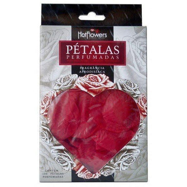 Caixa com 100 pétalas. Com fragrância afrodisíaca e no formato de pétalas de rosas, dá um toque romântico àquele momento especial. Utilize em decorações românticas. Podem... 