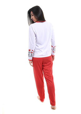 Pijama de inverno em algodão , macio e confortável é o que você precisa para uma noite perfeita de sono tranquilo.A blusa com uma estampa... 