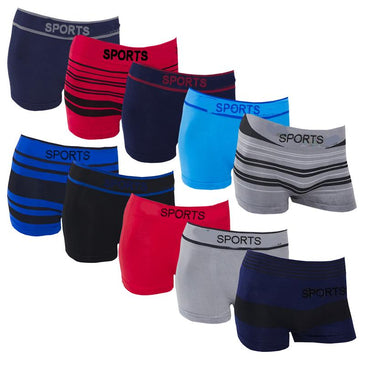 Kit  8 Cuecas Boxer Poliamida  Sem Costura:  Os Kits Cuecas Boxer são excelentes para quem precisa comprar uma quantidade maior de cuecas boxer sem Costura, pois... 