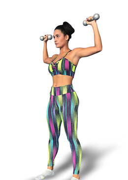 Anúncio de Kit Conjunto 01 Legging + 01 Top na mesma estampa do anúncioSerá enviado o Conjunto com as peças do mesmo tamanho.No caso, se... 
