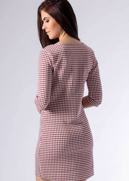 Vestido xadrez com amarração lateral, look super despojado e moderno perfeito para você arrasar na balada!Tabela de medidas aproximada;   P M G GG BUSTO... 