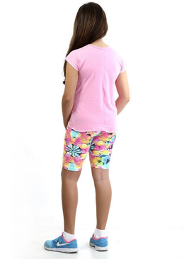 Bermuda Fitness Estampado Infantil, muito prático e gostoso de usar, dá liberdade para brincar. As meninas irão ficar bem vestidas e com estilo charmoso com... 