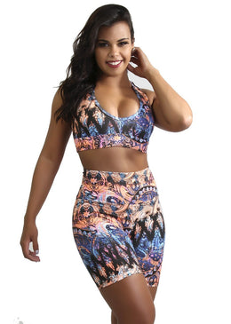 Bermuda fitness fabricada em microfibra de poliéster com elastano. Lindas estampas!Produto encorpado  e veste muito bem! A Bermuda Fitness HB Suplex Estampada, possui ainda tecido duplo... 