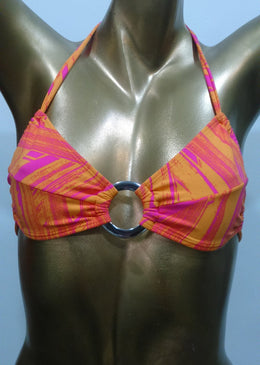 Busto de biquíni avulso com argola no meio suplex lightComposição: 90% poliamida 10% elastanoForro: 100% poliamida 