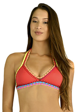Top Angel, detalhes em crochet nas laterais.Ótima opção para este verão!Uma boa praia começa com Pitanga!Composição: 90% poliamida 10% elastano - Forro: 100% poliamid 