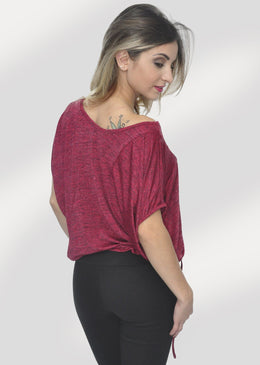 Blusa Fio Lorex recortes Composição 96% Poliester 4% Elastano   