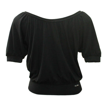 Blusa confeccionada em viscose e elastano, para garantir a versatilidade da peça. Lisa, com manga curta, modelo ciganinha e diversas opções de cor. Uma camiseta básica... 
