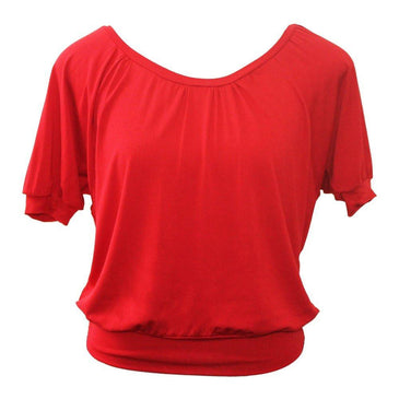 Blusa confeccionada em viscose e elastano, para garantir a versatilidade da peça. Lisa, com manga curta, modelo ciganinha e diversas opções de cor. Uma camiseta básica... 