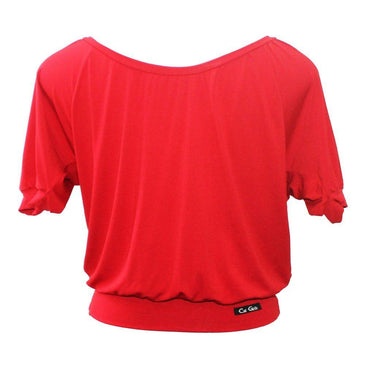 Blusa confeccionada em viscose e elastano, para garantir a versatilidade da peça. Lisa, com manga curta, modelo ciganinha e diversas opções de cor. Uma camiseta básica... 