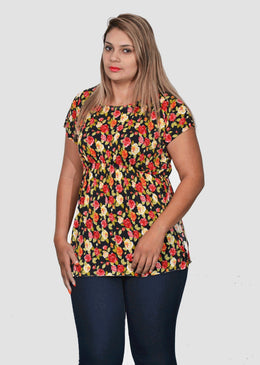 Blusa manga curta produzida com malha liganete (tecido leve) proporcionando conforto e ótimo caimento para uso no dia a dia.Sugestão de venda:  R$ 14,85 a... 