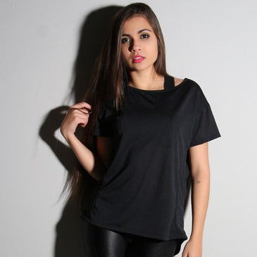 Camisa t-shirt confeccionada em dry fit de poliéster liso, Fabricante: Carioca FitComposição: 100% Poliéster 