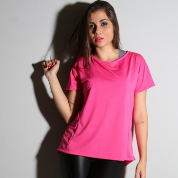 Camisa  em dry fit de poliéster liso.Fabricante: Carioca Fit Composição: 100% Poliéster 