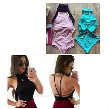 Body feminino gola altaTecido suplextamanho único veste 36 ao 42  