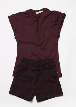   Conjunto super confortável e de excelência qualidade, ideal para usar no dia a dia e/ou para brincar.Blusa com detalhe de botão frontais. SKU: CJTM72 ... 