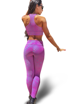 Calça Legging confeccionada em Supplex Poliamida Fitness com fio de elastano da marca Lycra Original de alta qualidade para academia e para o uso no seu dia a dia! Tecido em Supplex... 
