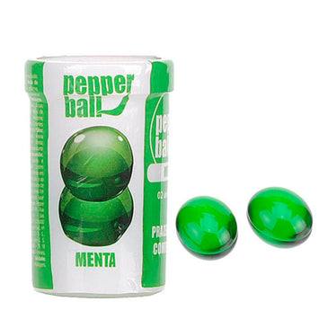 BOLINHA EXPLOSIVA - MENTA COMESTÍVELBolinhas com consistência gelatinosa que derretem em contato com a pele. Produzem uma deliciosa sensação de aquecimento. Perfeitas para fazer massagem... 