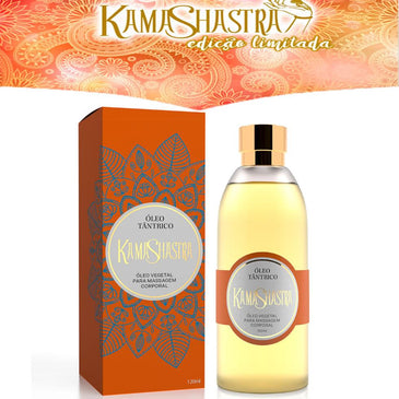 Óleo Tântrico vegetal para massagem corporal com extrato de semente de uva. Especialmente formulado para expandir e intensificar os seus momentos de prazer. Contém 120... 