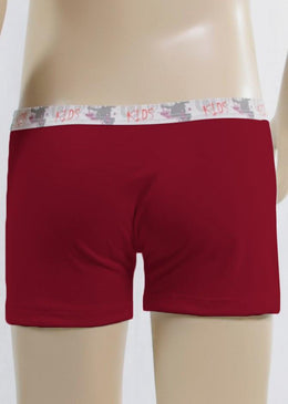 Cueca box infantil de viscose com elástico estampado no cós de 20mm. O fio de viscose é semelhante ao algodão, porém é mais leve, macio... 