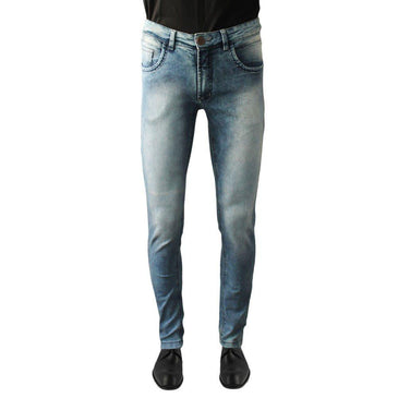 calça skinny masculina alavagem escura 