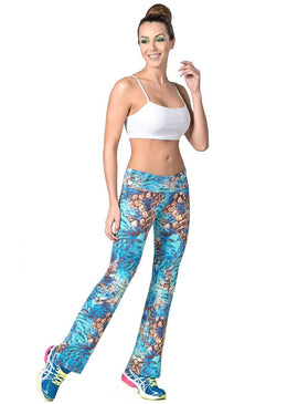 Calça Bailarina Fitness Estampado, modelando o corpo feminino para correr, caminhar, malhar na Academia, no Crossfit, Funcional, nas aulas de Pilates, Ioga, aulas de Zumba... 