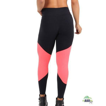 Calça Fusô  em Suplex Santa Cosntância com recorte em tela. Marca: Carioca FitComposição: 90% Poliamida 10% Elastano 